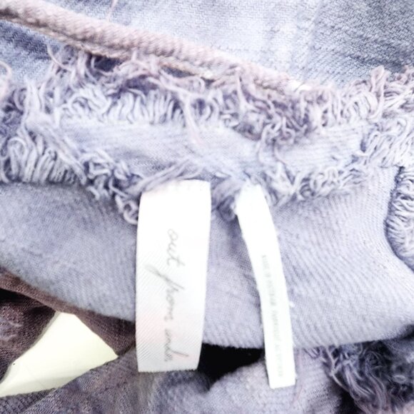 Out From Under Womens Brea Acid Wash Jumpsuit With Frayed Edges Size XS‎ UO - Picture 5 of 10